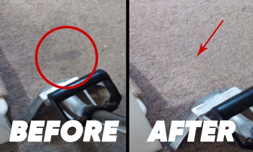 Before - After professional carpet cleaning