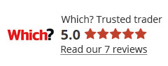 Which? Trusted Traders Reviews badge for Nicholson Cleaning LTD
